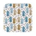thumbnail image 1 of Fuzoiu Cartoon Poodle Dog Print Leather Coasters Set,Drink Coasters Set of 6,for Tabletop Protection, Durable PVC Coasters,Home Décor and Housewarming Gift,Square, 1 of 7