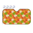 thumbnail image 1 of Fuzoiu Cartoon Pumpkins Print Car Windshield Sunshade,Foldable Reflective Sun Visor,Windshield Sun Shade,UV Rays Sun Visor Shade,Auto Front Sun Shield Shade-Medium, 1 of 8