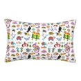 thumbnail image 1 of Fuzoiu Cartoon Wild Animals Print Fuzzy Pillowcases, Super Soft Pillow Case Cover with Zipper for Bedroom, Sofa, Couch,Cozy Pillow Shams for All Seasons-16"x24", 1 of 6