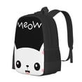 thumbnail image 1 of Fuzoiu Cat Meow Print Large Capacity Backpack,Travel Backpack,Laptop Bag,College School Rucksack Bag,for School, Travel & Outdoor Activities, 1 of 6