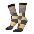 thumbnail image 1 of Fuzoiu Chess Board With Pawns Print Athletic Crew Socks for Men & Women,Casual Crew Socks,Above Ankle Crew Socks for Business, Casual, 1 of 6