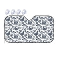 thumbnail image 1 of Fuzoiu Chicken And Fish Print Car Windshield Sunshade,Foldable Reflective Sun Visor,Windshield Sun Shade,UV Rays Sun Visor Shade,Auto Front Sun Shield Shade-Small, 1 of 8