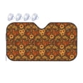 thumbnail image 1 of Fuzoiu Chicken And Rooster Print Car Windshield Sunshade,Foldable Reflective Sun Visor,Windshield Sun Shade,UV Rays Sun Visor Shade,Auto Front Sun Shield Shade-Medium, 1 of 8