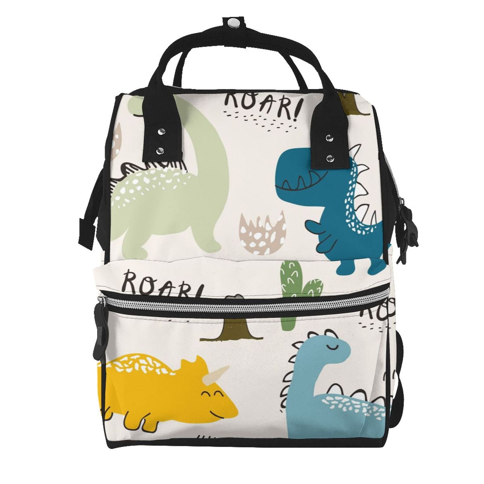 Dino Diaper Backpack DINOSAUR DIAPER BAG BACKPACK – Giggle Six Baby main image 3