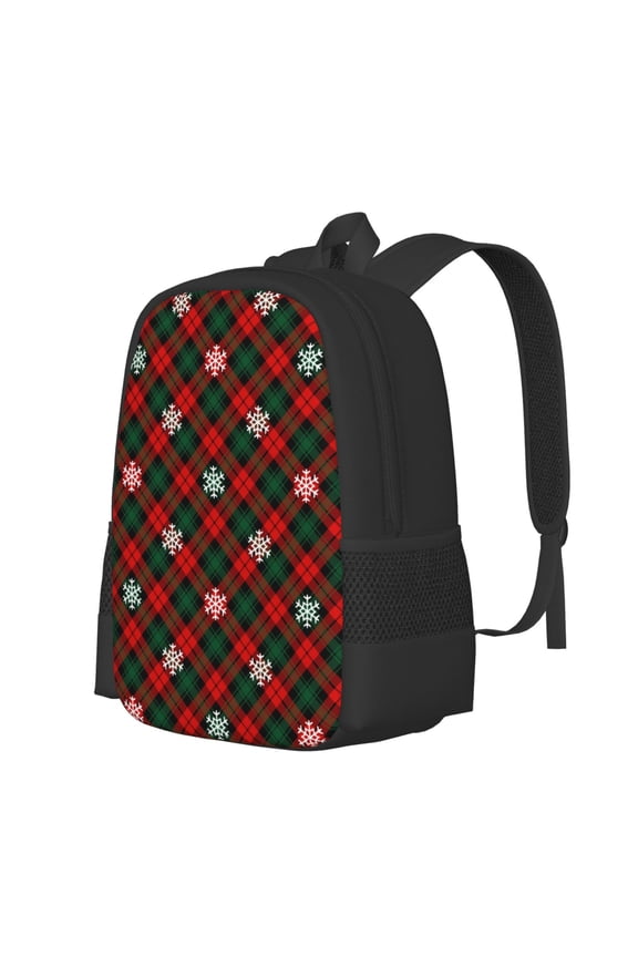 Christmas With Character Print Large Capacity Backpack,Travel Backpack,Laptop Bag,College School Rucksack Bag,for School, Travel & Outdoor Activities
