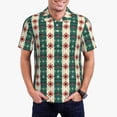 thumbnail image 1 of Fuzoiu Christmas Snowflakes Plaid Print Men's Polo Shirts Short Sleeve,Golf Shirts for Men,Mens Golf Shirt Moisture Wicking Quick-Dry-3X-Large, 1 of 6