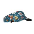 thumbnail image 1 of Fuzoiu Christmas Snowman Gift Print Adult Sunscreen Visor Cap,Adjustable Summer Cap for Men Women,Unisex Running Outdoor Beach Hat, 1 of 7