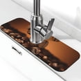 thumbnail image 1 of Fuzoiu Coffee Beans Print Kitchen Faucet Suction Pad, Sink Splash Guard Faucet Mat, Faucet Handle Drip Catcher Tray Drying Mat For Bathroom Kitchen Bathroom Countertop, 1 of 7