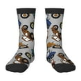 thumbnail image 1 of Fuzoiu Color Tractor Print Kids Socks For Boys Girls,Grip Crew Socks with Non Slip,Lightweight Stretch Crew Socks,Toddlers Crew Boot Socks, 1 of 5