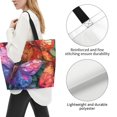 thumbnail image 1 of Fuzoiu Colorful Butterfly Cluster Print Tote Bags for Women,Shoulder Bag, Gym Tote,Top Handle Ladies Shoulder Bags for Work Beach Travel and Shopping Grocery, 1 of 9