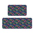 thumbnail image 1 of Fuzoiu Colorful Carp Streamer 1 Print Kitchen Floor Mat 2 Sets,Kitchen Rugs and Mats,,Non Skid Waterproof Kitchen Floor Mat for Kitchen,Home Office,Sink,Laundry, 1 of 6