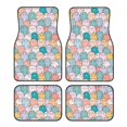 thumbnail image 1 of Fuzoiu Colorful Cute Pig Print Carpet Floor Mats for Car,Car Foot Mat Set,Universal Fit 4 Piece Mat Pad Set,Fits Most Cars Trucks Vans Sedans SUV Auto Carpet Mat Se, 1 of 7