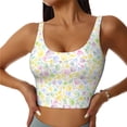 thumbnail image 1 of Fuzoiu Colorful Dandelion Print Women's Sports Vest,U-Back Sports Tank,Gym Vests,Athletic Sleeveless Shirts,Exercise Undershirts,Yoga, Gym, and Dance Wear-Large, 1 of 8