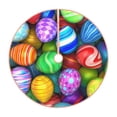 thumbnail image 1 of Fuzoiu Colorful Easter Eggs1 Print Christmas Tree Skirt,Xmas Christmas Decorations,Xmas Tree Mat for Farmhouse Holiday New Years Home Party Decor Tree Rugs-48", 1 of 6