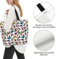 thumbnail image 1 of Fuzoiu Colorful Flying Butterflies Print Tote Bags for Women,Shoulder Bag, Gym Tote,Top Handle Ladies Shoulder Bags for Work Beach Travel and Shopping Grocery, 1 of 9