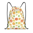 thumbnail image 1 of Fuzoiu Colorful Lemons Print Drawstring Backpack for Gym, Travel, Yoga,Sports Sackpack String Bag for Women Men-Medium, 1 of 6