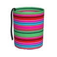 thumbnail image 1 of Fuzoiu Colorful Mexican Stripes Print Car Trash Can,Leakproof Car Trash Can,Hanging Garbage Bin,Vehicle Trash Can, Suitable for Sedans, SUVs, MPVs & Trucks, 1 of 7