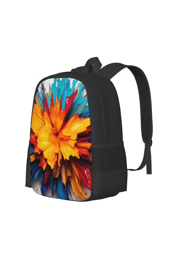 Colorful Paint Print Print Large Capacity Backpack,Travel Backpack,Laptop Bag,College School Rucksack Bag,for School, Travel & Outdoor Activities