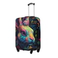 thumbnail image 1 of Fuzoiu Colorful Patterned Rabbit Print Suitcase Cover,Washable Luggage Covers for Suitcase,Elastic Luggage Protector Cover,Scratch Resistant Travel Suitcase Covers-X-Large, 1 of 7