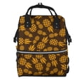 thumbnail image 1 of Fuzoiu Colorful Pineapple Print Diaper Bag Backpack,Baby Essentials Travel Tote,Multi function Waterproof Diaper Bag, Travel Essentials Baby Bag - Unisex, 1 of 6