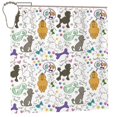 thumbnail image 1 of Fuzoiu Colorful Poodle Dog Print Waterproof Shower Curtain 72x72in with Heavy Duty Metal Grommets,Machine Washable Spring Modern Shower Curtains, 1 of 4