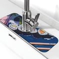 thumbnail image 1 of Fuzoiu Colorful Sushi Food Art Print Kitchen Faucet Suction Pad, Sink Splash Guard Faucet Mat, Faucet Handle Drip Catcher Tray Drying Mat For Bathroom Kitchen Bathroom Countertop, 1 of 7