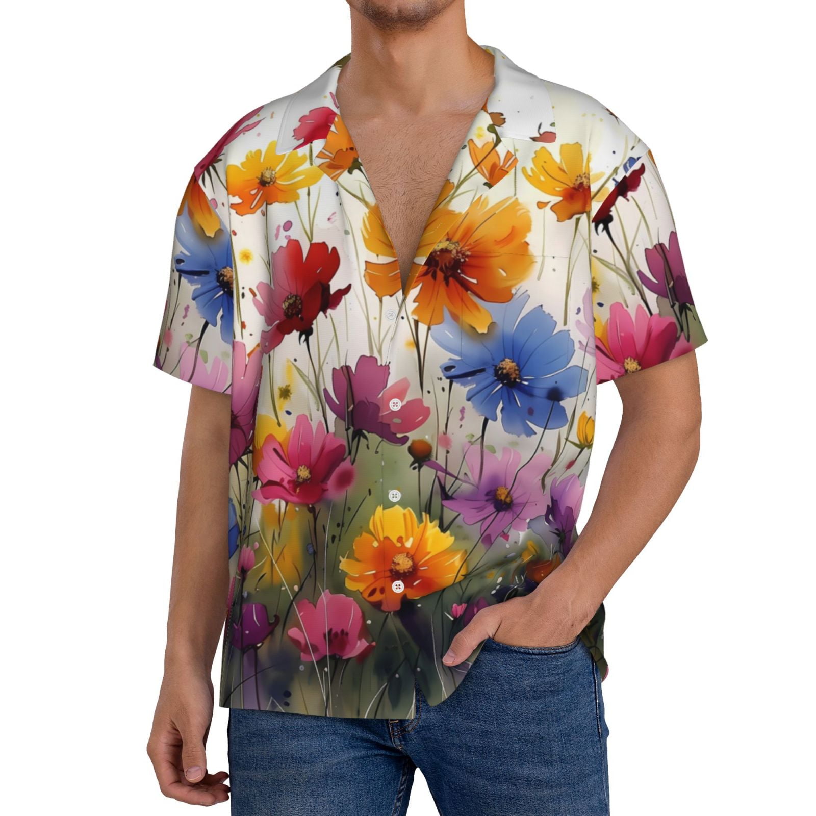 Regular Fit Short Sleeve Shirt - Painted Canopy