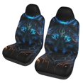 thumbnail image 1 of Fuzoiu Cool Blue Light Wolf Print Seat Covers Set, Car Seat Covers Front Seats, Car Seat Protector, Car Seat Cushion, Seat Covers Carseat Cover Universal Fit for Most Cars, 1 of 1