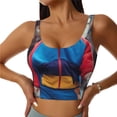 thumbnail image 1 of Fuzoiu Cool Cat In Sunglasses Print Women's Sports Vest,U-Back Sports Tank,Gym Vests,Athletic Sleeveless Shirts,Exercise Undershirts,Yoga, Gym, and Dance Wear-Medium, 1 of 8