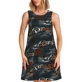 thumbnail image 1 of Fuzoiu Cool Sports Car Print Women's Sleeveless Dress,Summer Dresses for Women,Casual Sundresses,Beach Sleeveless T-shirt Swing Dress with Pockets, 1 of 7