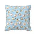 thumbnail image 1 of Fuzoiu Corgi Dog 1 Print Square Pillow Cover,Hidden Zipper Design,Luxury Square Pillow Case, Throw Pillow,Couch Cushion-16"x16", 1 of 7