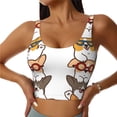 thumbnail image 1 of Fuzoiu Corgi Dog2 Print Women's Sports Vest,U-Back Sports Tank,Gym Vests,Athletic Sleeveless Shirts,Exercise Undershirts,Yoga, Gym, and Dance Wear-X-Large, 1 of 8