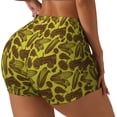 thumbnail image 1 of Fuzoiu Countryside Pumpkin Tractor Print Women's Workout Shorts,Workout Biker Shorts Women,Exercise Fitness Shorts,Scrunch Short, Athletic Shorts for Gym Yoga Running Sport Active-Medium, 1 of 8