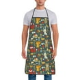 thumbnail image 1 of Fuzoiu Cute Animal Forest Print Waterproof Apron, Kitchen Apron for Women Men Chef, Apron for Christmas Dinner Party Cooking Baking Crafting House Cleaning Kitchen, 1 of 7