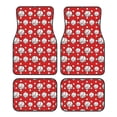 thumbnail image 1 of Fuzoiu Cute Baseball Print Carpet Floor Mats for Car,Car Foot Mat Set,Universal Fit 4 Piece Mat Pad Set,Fits Most Cars Trucks Vans Sedans SUV Auto Carpet Mat Se, 1 of 7