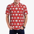 thumbnail image 1 of Fuzoiu Cute Baseball Print Men's Polo Shirts Short Sleeve,Golf Shirts for Men,Mens Golf Shirt Moisture Wicking Quick-Dry-Medium, 1 of 6