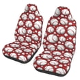 thumbnail image 1 of Fuzoiu Cute Baseball Print Seat Covers Set, Car Seat Covers Front Seats, Car Seat Protector, Car Seat Cushion, Seat Covers Carseat Cover Universal Fit for Most Cars, 1 of 7
