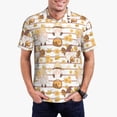 thumbnail image 1 of Fuzoiu Cute Bee Gnome2 Print Men's Polo Shirts Short Sleeve,Golf Shirts for Men,Mens Golf Shirt Moisture Wicking Quick-Dry-XX-Large, 1 of 6