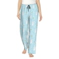 thumbnail image 1 of Fuzoiu Cute Bunny Print Women's Pajama Pants,Lounge Pants with Drawstring and Pockets, Casual Pjs Sleep Bottoms, Women's Sleep Pants-Small, 1 of 6