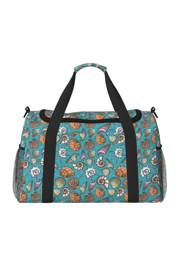 Cute Conch Print Travel Duffle Bag,Carry On Tote Bags,Duffel Bag,Sport Gym Bag, Hospital Bag for Labor and Delivery, Overnight Bag,Luggage Bag