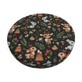 Fuzoiu Cute Deer Print Bar Stool Cushions, Super Breathable Round Bar
