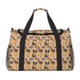 thumbnail image 1 of Fuzoiu Cute Dogs Head Print Travel Duffle Bag,Carry On Tote Bags,Duffel Bag,Sport Gym Bag, Hospital Bag for Labor and Delivery, Overnight Bag,Luggage Bag, 1 of 7