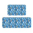 thumbnail image 1 of Fuzoiu Cute Dogs Print Kitchen Floor Mat 2 Sets,Kitchen Rugs and Mats,,Non Skid Waterproof Kitchen Floor Mat for Kitchen,Home Office,Sink,Laundry, 1 of 6