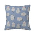 thumbnail image 1 of Fuzoiu Cute Fat Cat Print Square Pillow Cover,Hidden Zipper Design,Luxury Square Pillow Case, Throw Pillow,Couch Cushion-22"x22", 1 of 7