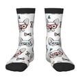 thumbnail image 1 of Fuzoiu Cute French Bulldog Print Kids Socks For Boys Girls,Grip Crew Socks with Non Slip,Lightweight Stretch Crew Socks,Toddlers Crew Boot Socks, 1 of 5