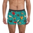 thumbnail image 1 of Fuzoiu Cute Hens And Rooster Print Men's Ultra Breathable Underwear,No Riding Up Boxer Briefs with ComfortFlexible Waistband-XX-Large, 1 of 5