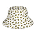 thumbnail image 1 of Fuzoiu Cute Little Bee Print Reflective Bucket Hat,Outdoor Hat for Men and Women,Bucket Hat for Travel Fishing Hunting Summer Camp, 1 of 6