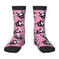 thumbnail image 1 of Fuzoiu Cute Panda Print Kids Socks For Boys Girls,Grip Crew Socks with Non Slip,Lightweight Stretch Crew Socks,Toddlers Crew Boot Socks, 1 of 5