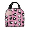 Fuzoiu Cute Panda Print Lunch Bag for Women & Men,Adult Insulated Lunch