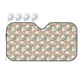 thumbnail image 1 of Fuzoiu Cute Rabbit Floral Print Car Windshield Sunshade,Foldable Reflective Sun Visor,Windshield Sun Shade,UV Rays Sun Visor Shade,Auto Front Sun Shield Shade-Small, 1 of 8
